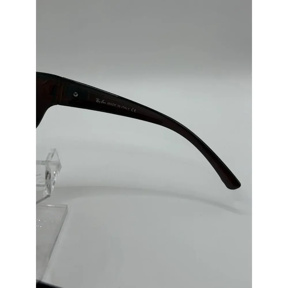 Ray-Ban Wrap Sunglasses Brown Tortoise 66-18-120 Italy